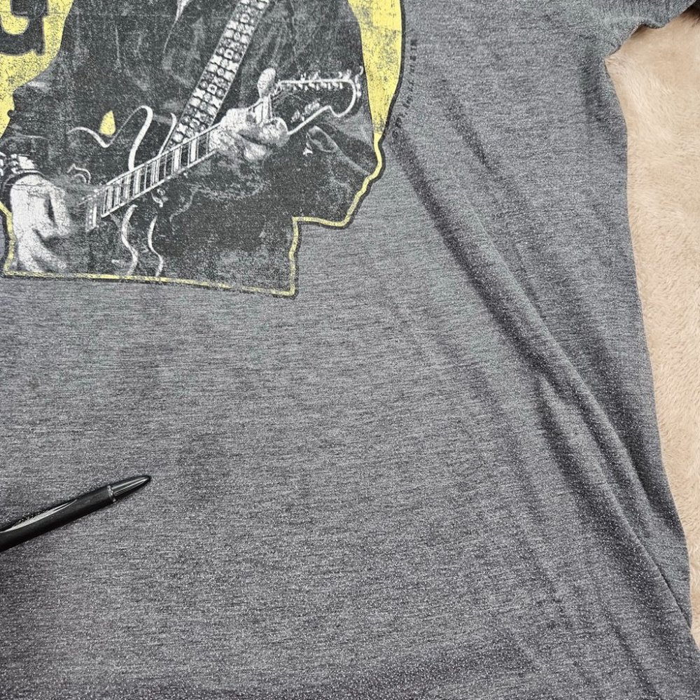 Elvis Presley T-Shirt Men's The King Of Rock & Roll Hound Dog Gray - Picture 3 of 10